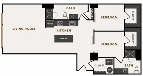 floor plan photo of the junction at white stone station in menomonee falls, wi